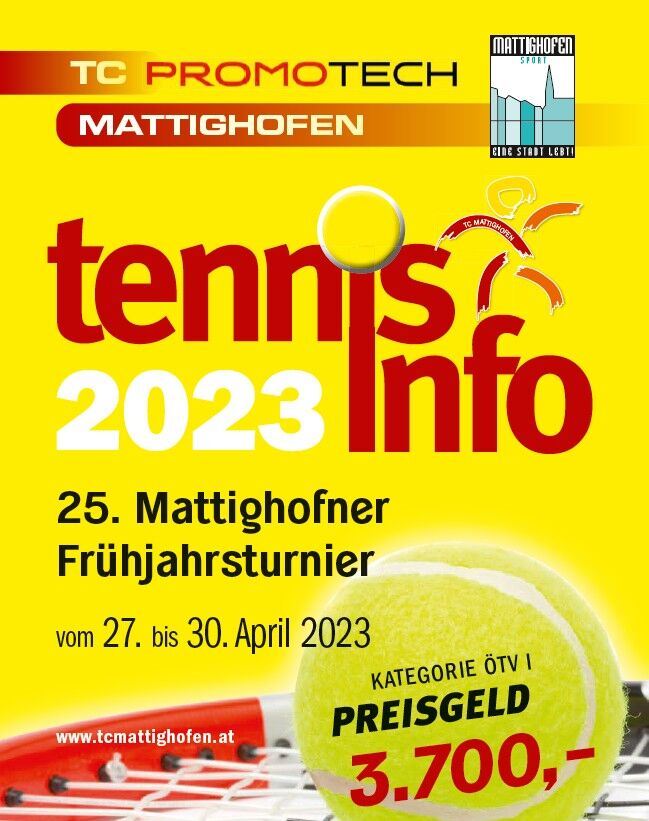 Titelseite Tennisheft 2023
