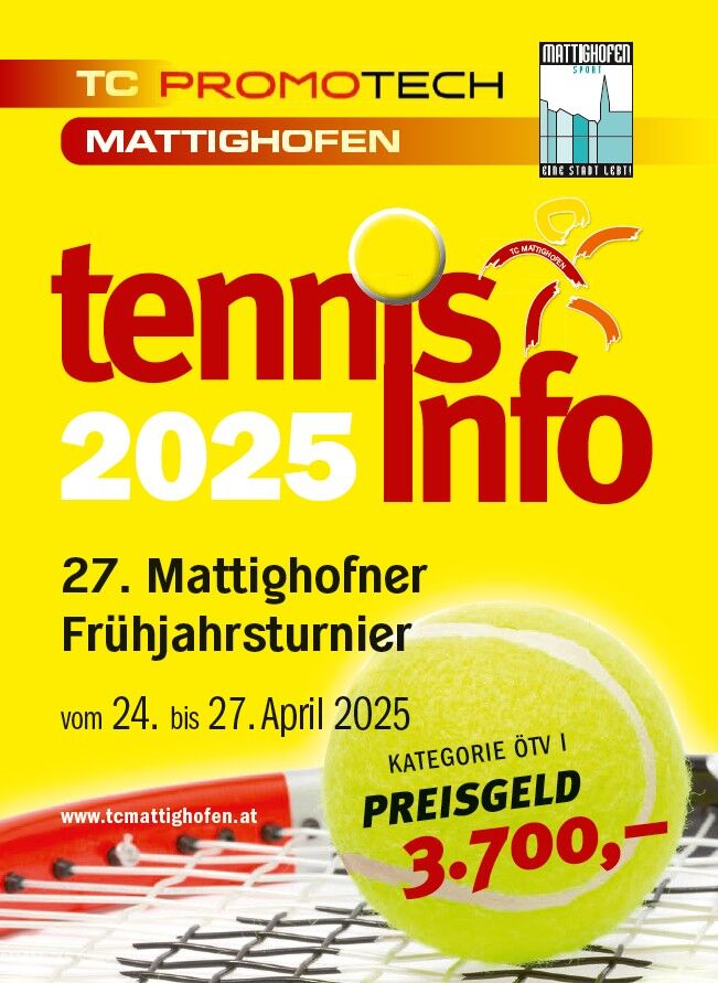 Titelseite Tennisheft 2025